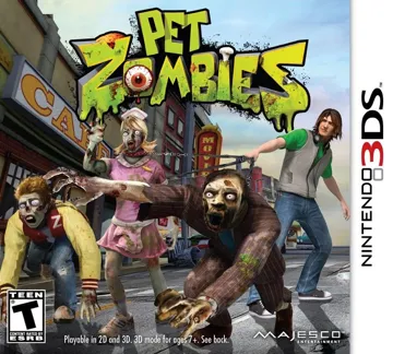 Pet Zombies (Usa) box cover front